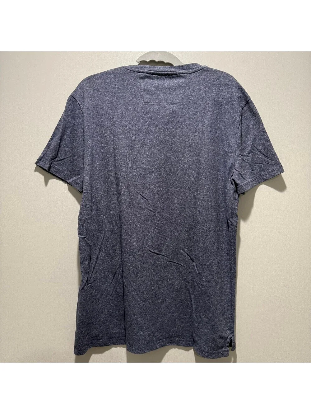 Banana Republic Quick Dry Henley Shirt Men's Medium Blue